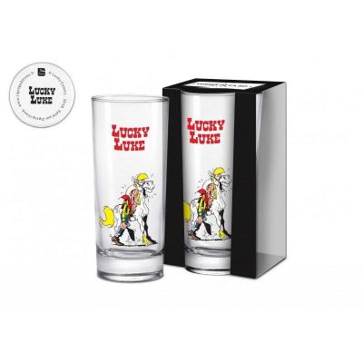 Lucky luke long drink glass 420 ml luke jolly jumper 02