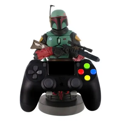 Mandalorian boba fett figurine 20cm support manette portable 3