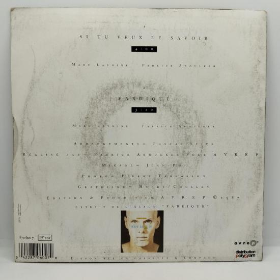 Marc lavoine si tu veux le savoir single vinyle 45t occasion 1