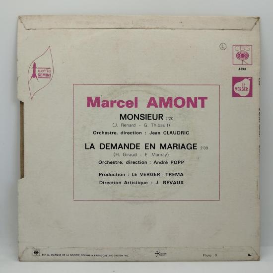 Marcel amont monsieur single vinyle 45t occasion 1