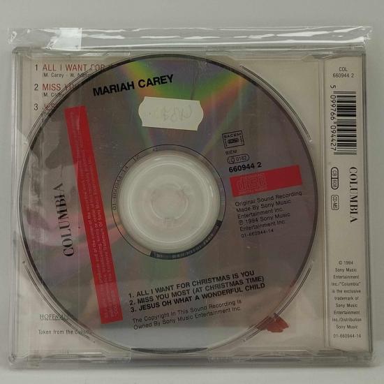 Mariah carey all i want for christmas is you maxi cd single occasion 1