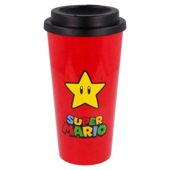 Mario bross gobelet a cafe de voyage format large 520ml