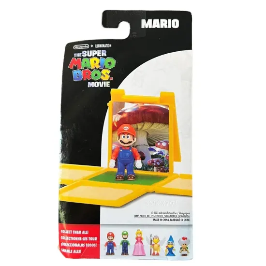 Mario jakks 1mini figure illumination super mario bros movie 2023 3
