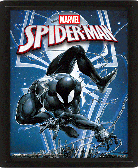 Marvel 3d lenticular poster 26x20 spiderman venom