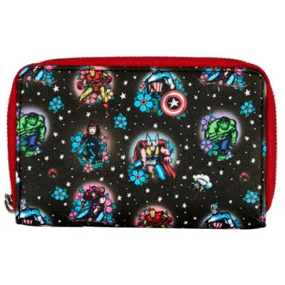 Marvel avengers tattoo portefeuille loungefly 16x10cm