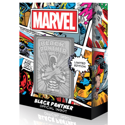 Marvel black panther carte en metal collector