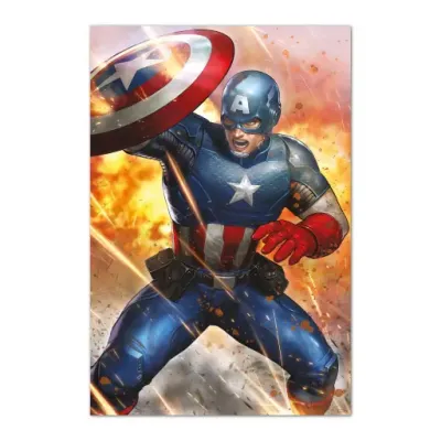 Marvel captain america under fire poster 61x91cm