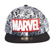 Marvel casquette snapback classic logo rouge blanc 2