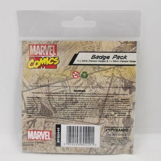 Marvel comics pack 5 badges 1