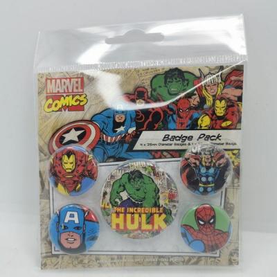 Marvel comics pack 5 badges 2