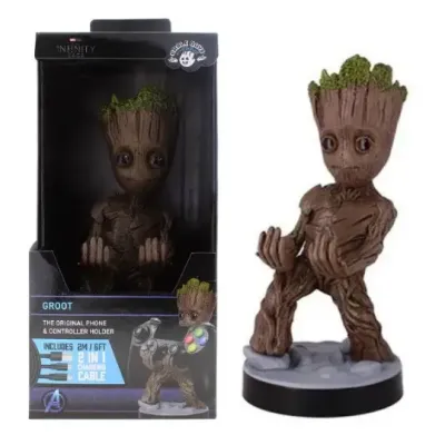 Marvel groot figurine 20cm support manette portable