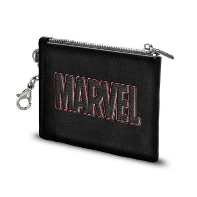 Marvel logo porte cartes 10 5x8 5x0 5cm