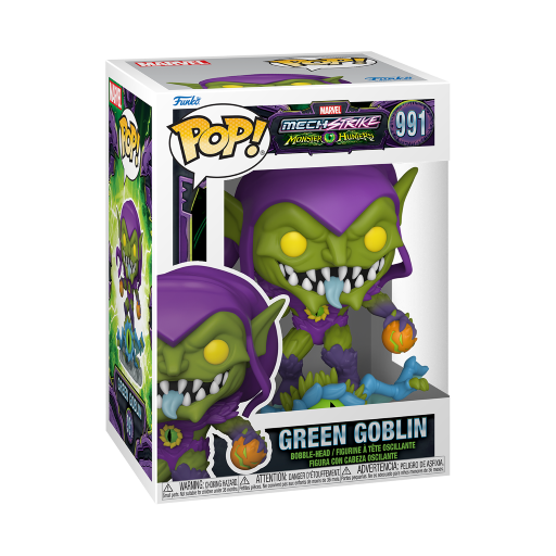 Marvel monster hunters bobble head pop n 991 green goblin