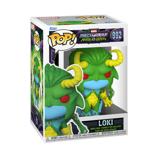 Marvel monster hunters bobble head pop n 992 loki