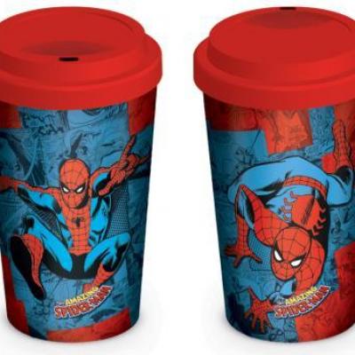Marvel retro spider man comic mug de voyage 340ml