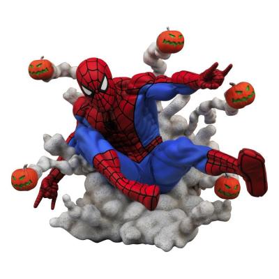 Marvel spider man pumpkin bombs statuette comic gallery 15cm
