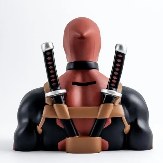 Marvel tirelire boite blister deadpool bust 20 cm 2