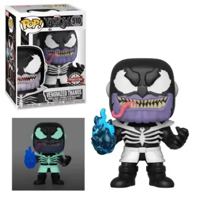 Marvel venom pop n 510 venomized thanos gitd special edition