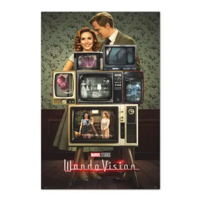 Marvel wandavision life on tv poster 61x91cm