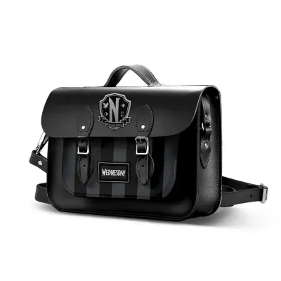 Mercredi nevermore sac a bandouilere 27x20x11 5cm