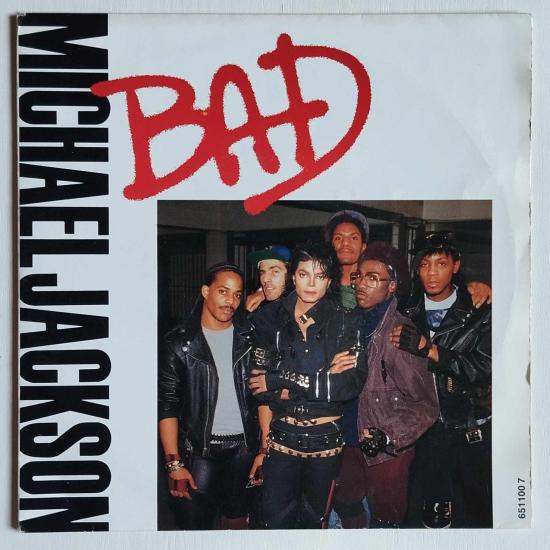 Michael jackson bad single vinyle 45t occasion 3