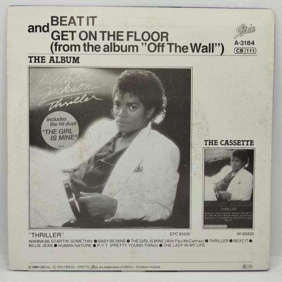 Michael jackson beat it single vinyle 45t occasion 1