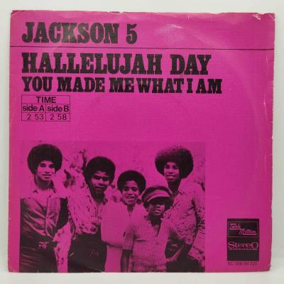Michael jackson jackson 5 hallelujah day single vinyle 45t occasion
