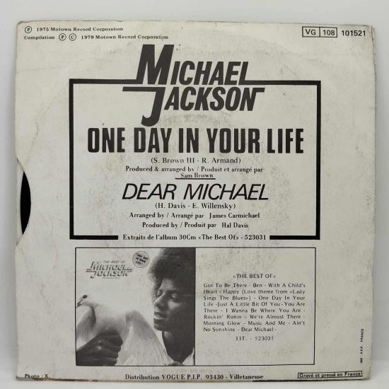 Michael jackson one day in your life single vinyle 45t occasion 1