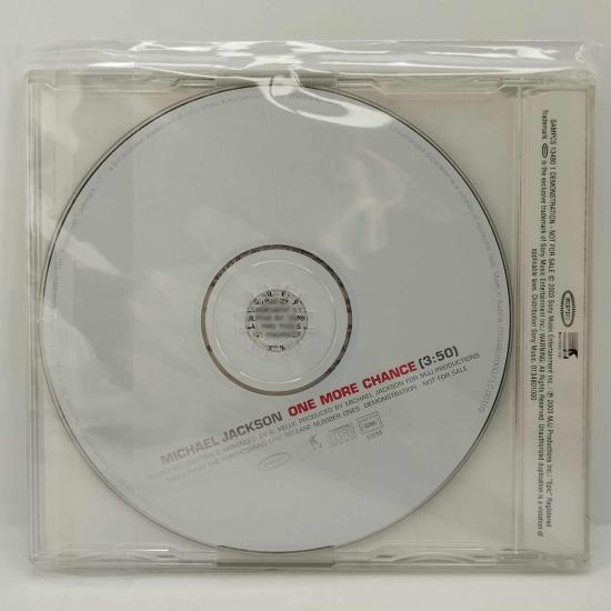Michael jackson one more chance maxi cd single promotional copy 1