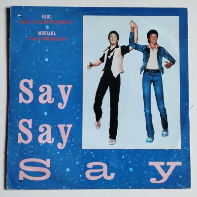 Michael jackson paul mccartney say say say maxi single vinyle import uk occasion