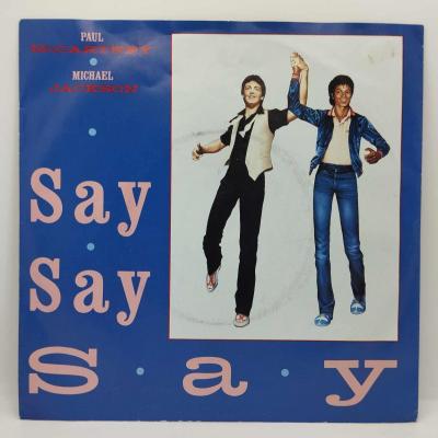 Michael jackson paul mccartney say say say single vinyle 45t occasion