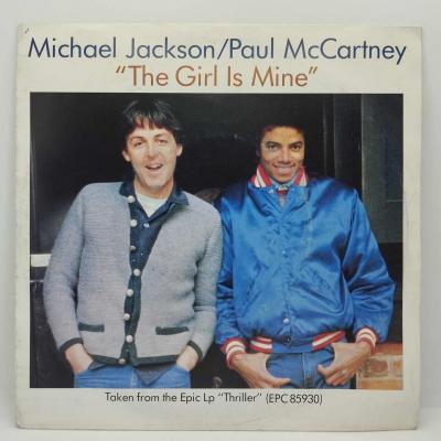 Michael jackson paul mccartney the girl is mine single vinyle 45t occasion