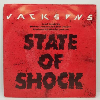 Michael jackson the jacksons state of shock single vinyle 45t occasion