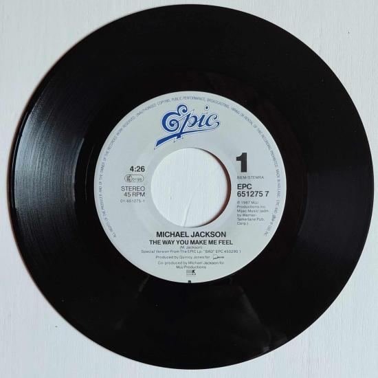 Michael jackson the way you make me feel single vinyle 45t occasion 2