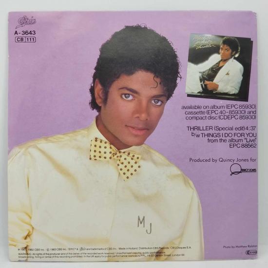 Michael jackson thriller single vinyle 45t occasion 1