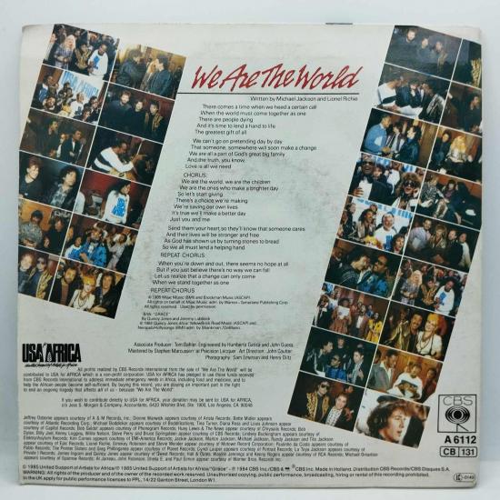 Michael jackson we are the world single vinyle 45t occasion 1