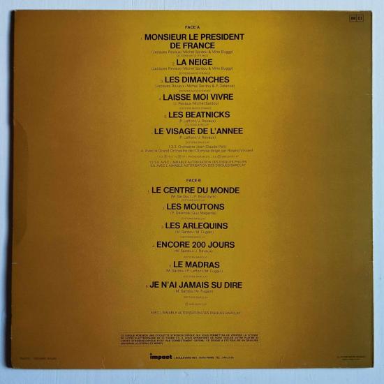 Michel sardou enregistrements originaux volume 3 album vinyle occasion 1