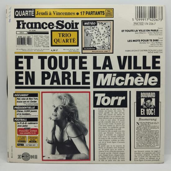 Michele torr et toute la ville en parle single vinyle 45t occasion 1