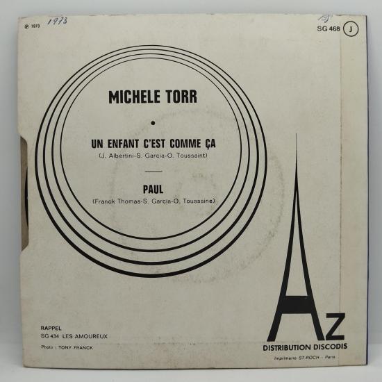Michele torr un enfant c est comme ca single vinyle 45t occasion 1