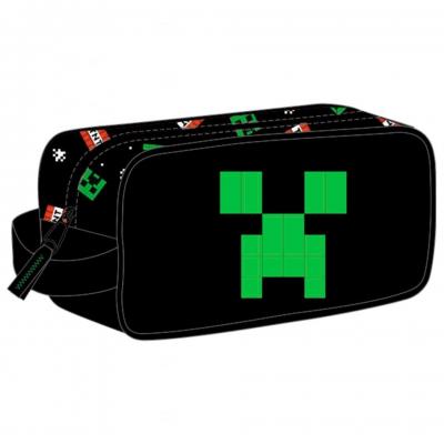 Minecraft creeper trousse carre 20x7x9cm