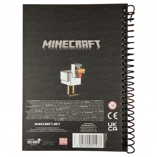 Minecraft notebook a5 sticker sheet 1