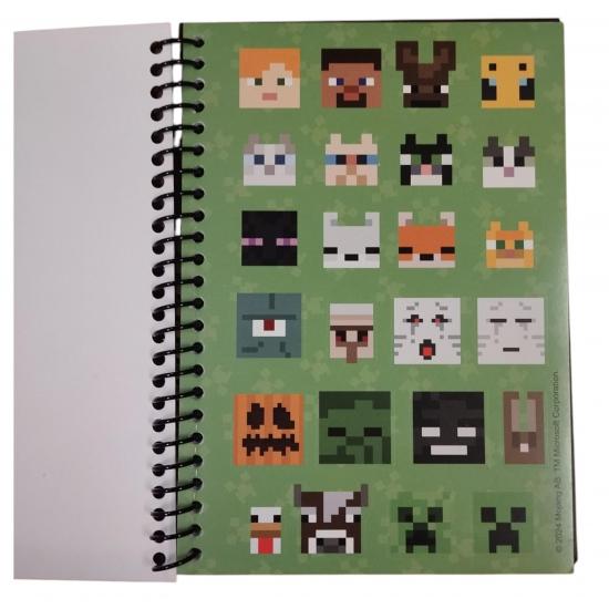 Minecraft notebook a5 sticker sheet 2