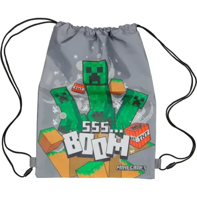Minecraft sac de gym boom 40 x 29 cm