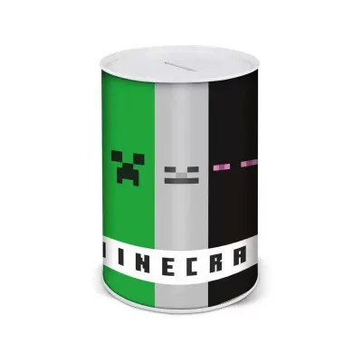 Minecraft tirelire en metal