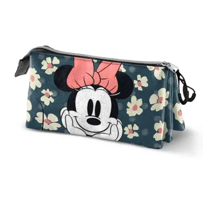 Minnie happy field trousse triple eco 23x11x7cm