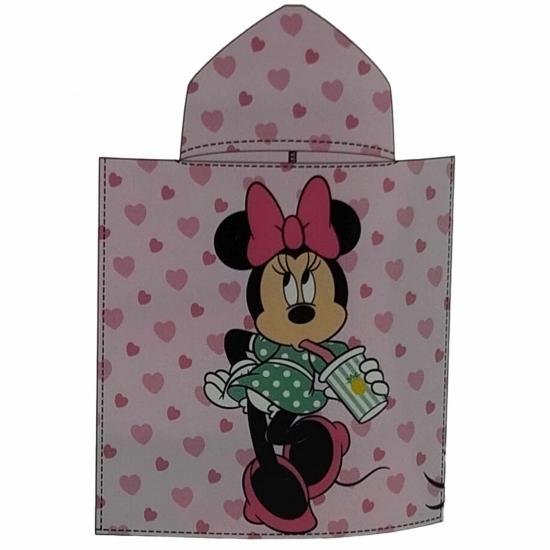 Minnie mouse poncho coton 60x60cm
