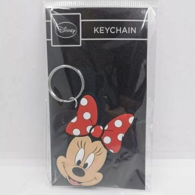 Minnie porte cles caoutchouc minnie mouse head