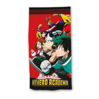 My hero academia 5 serviette de plage 100 microfibre 70x140cm