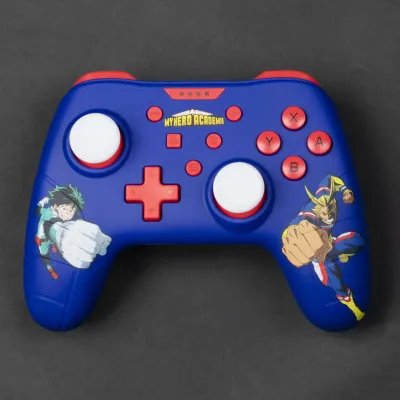 My hero academia black wired controller
