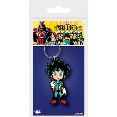 My hero academia deku porte cles en caoutchouc 1